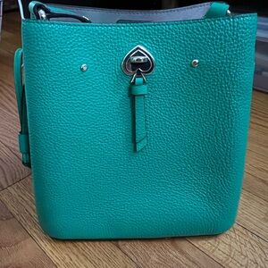 Kate Spade Green Leather Shoulder Bag